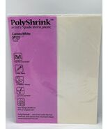 Polyshrink Artists Grade Shrink Plastic Canvas White 5 Sheets 8&quot; X 10.5&quot;... - $6.64 CAD