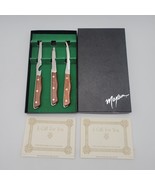 Vintage Maxam Steel Knife Set 3 Pieces w/ Original Box Carving Kitchen U... - $37.39