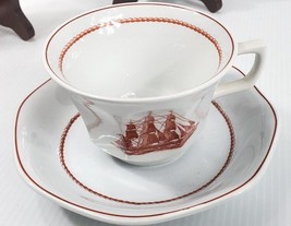 Vintage Wedgwood England FLYING CLOUD Ship Pattern - Cups &amp; Saucers SEE ... - $4.99+