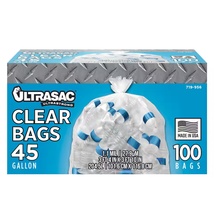 45-Gal. Clear Recyclingheavy Duty Trash Bags (100-Count) - $804.59 MXN