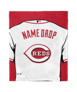 Official MLB Cincinnati Reds &quot;Jersey&quot; Personalized Silk Touch Blanket - $59.99
