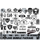 Las Vegas Raiders 58 Svg NFL Bundle Package Designs - £1.96 GBP