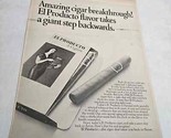 El Producto Cigar Vintage Print Ad 1968 Cigar and Package with Woman wit... - £6.47 GBP