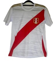 PERU National Team Soccer Jersey Peruvian T-Shirt  Football Shirt Size S - €10,18 EUR