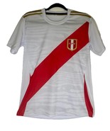 PERU National Team Soccer Jersey Peruvian T-Shirt  Football Shirt Size S - $223.68 MXN