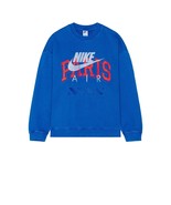 NWT men&#39;s small nike Air Paris Fleece Crew Sweatshirt Royal Blue HQ1103-... - $1,049.21 MXN