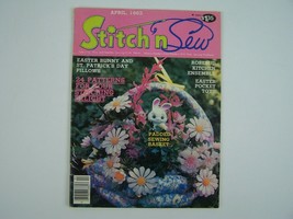 Stich &#39;N Sew March/April 1983 Magazine Volume 16 Number 2 - £9.27 GBP