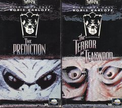 THRILLER collection (vhs) Terror in Teakwood &amp; Prediction, Boris Karloff... - $9.99