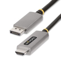 StarTech.com 6ft (2m) DisplayPort to HDMI Adapter Cable, 8K 60Hz, 4K 144Hz, HDR1 - £54.56 GBP