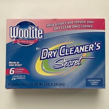 Woolite Dry Clean At Home Dry Cleaner&#39;s Secret, 6 Cloths, Sealed - £30.36 GBP