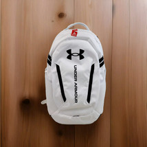 Under Armour UA Hustle 6.0 Backpack White Black 29L New  - $43.21
