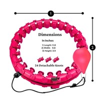 Infinity Hoop - The Ultimate Hula Hoop Weight Loss - 24 Detachable Knots... - $39.99