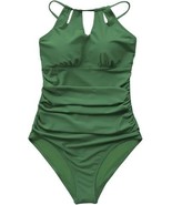 small green one piece swimsuit - $30.00