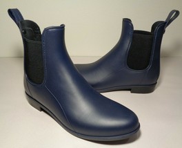 Sam Edelman Size 8 M TINSLEY Matte Blue Rubber Rain Boots New Women&#39;s Shoes - £70.41 GBP