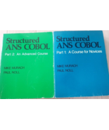 1979 Structured ANS Cobol Part 1 &amp; 2 Murach Noll - $71.23