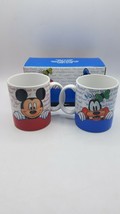 The Disney Store Mickey, Minnie, Donald, and Goofy Mugs - Set of 2 - New... - $19.79