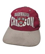 Harvard University Crimson Twins Hat Enterprise Maroon Snapback Cap Vtg - $333.56 MXN