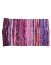 Handcrafted Recycled Fabric Rug - Assorted Colours &amp; Sizes - £39.24 GBP