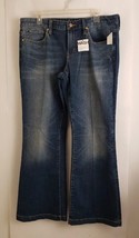 Gap 1969 Jeans Women&#39;s Pants Long &amp; Lean Dark Blue Denim Wash Size 32S NWT - £55.34 GBP