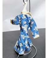 Barbie Robe Cherries Grapes Blue and White belt tie Doll Vintage  Clone - $4.95