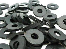7/16&quot; ID x 1&quot; OD x 1/16&quot; Rubber Washers Various Pack Sizes - $9.94+