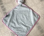 Nat &amp; Jules Elephant Lovey Security Blanket Blue and Pink baby plush  - $21.82