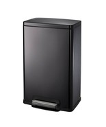 Stainless Steel 13-Gallon Kitchen Trash Can with Step Lid Charcoal Black... - €168,77 EUR