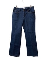 Jones New York Jeans Womens Size 8 Dark Wash Straight Leg Beaded Pockets - £11.25 GBP