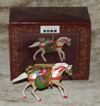 Trail Of Painted Ponies Christmas Delivery Ornament~2.25&quot;Tall~Holiday 2021~NIB~ - £18.94 GBP