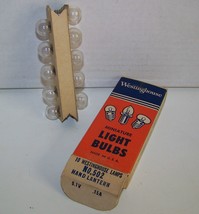 Box 10 N.O.S. Westinghouse 502 Hand Lantern bulbs Flashlight - £19.90 GBP