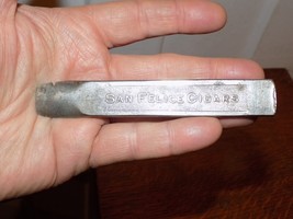 Vintage El Verso San Felice Havana Cigars 2 Ounce Metal Advertising Bar - $1,319.22 MXN