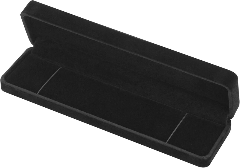 LETURE 4 Pieces Velvet Bracelet Necklace Pendant Jewelry Box, Small Long Jewelry Item image 5