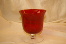 Home Interiors &amp; Gifts Scarlet Vase / Candle Holder 11817 Homco - $11.00