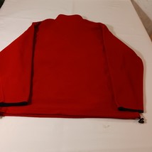 Preswick & Moore Men's Red 1/4 Zip Pullover Sweatshirt Measured Chest 48" image 2