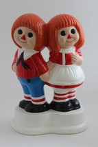Vintage Raggedy Ann and Andy Ceramic Figures - £27.24 GBP