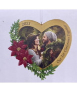 Hallmark 2021 Ornament Our First Christmas Together New Heart Shape Phot... - €8,12 EUR