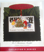 HALLMARK Ornament U.S. Christmas Stamps  &quot;Season&#39;s Greetings&quot; W/Display ... - $44.55