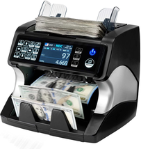  Bank Grade Money Counter Machine Mixed Denomination, Serial Number, MUL Currenc - £754.21 GBP