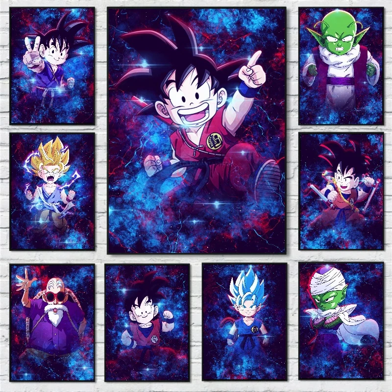 Bandai Anime Figures Frameless Posters Canvas Paintings High Quality Art Picture - £9.96 GBP+