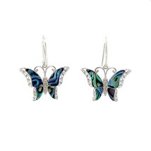 Starborn Abalone Shell Butterfly Earrings - £144.40 GBP