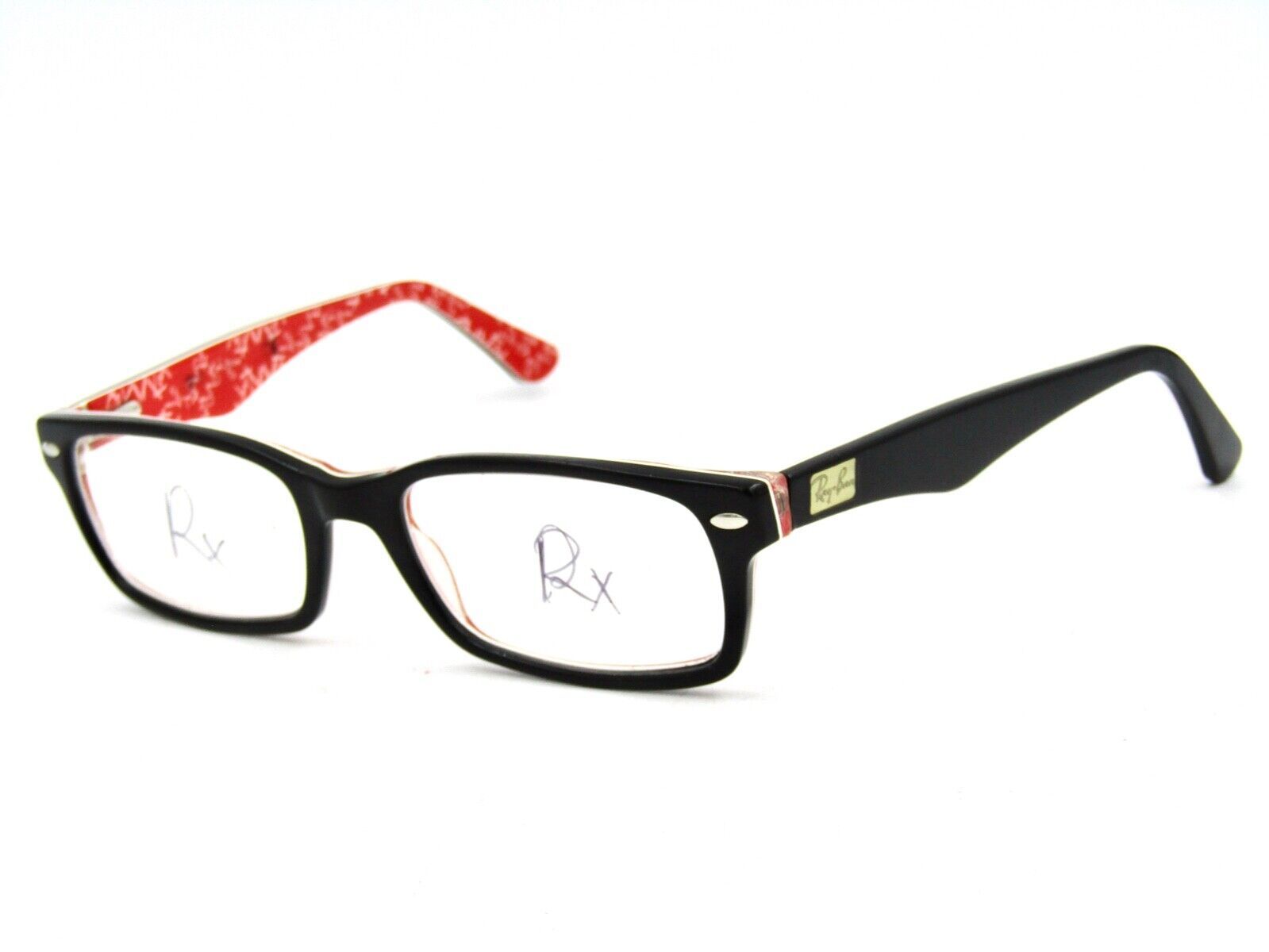 Ray Ban RB 5206 Unisex Eyeglasses Frame, 2479 Black on Red. 52-18-140 READ! #D06 - $44.50