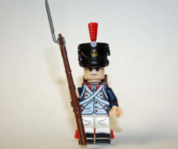 French Napoleonic Infantry Waterloo Building Minifigure Bricks US - £7.18 GBP