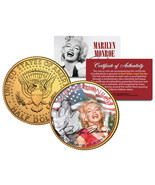 MARILYN MONROE * Americana * Colorized JFK Half Dollar U.S. Coin 24K Gol... - £6.81 GBP