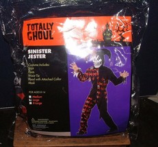 Totally Ghoul Sinister Jester Halloween Costume Boys Large 8 - 14 Missing Pants - £6.34 GBP