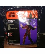 Totally Ghoul Sinister Jester Halloween Costume Boys Large 8 - 14 Missin... - €6,92 EUR