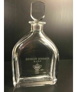 Orrefors Crystal Decanter Vintage Senior Winner AJDP Trophy Display - £116.15 GBP