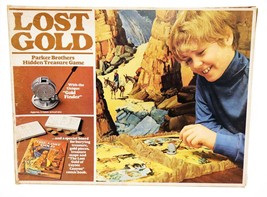 VINTAGE 1975 Parker Brothers Lost Gold Hidden Treasure Board Game - £63.45 GBP