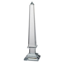 Crystal Obelisk Finial 4&quot;X4&quot;X16&quot; - £71.22 GBP