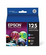EPSON 125 DURABrite Ultra Ink Black &amp; Color Cartridge Combo Pack For Sty... - £40.88 GBP