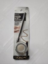 L&#39;Oreal Brow Stylist Frame &amp; Set Cream Pomade 212 Blonde 0.08 oz Styled ... - £5.58 GBP